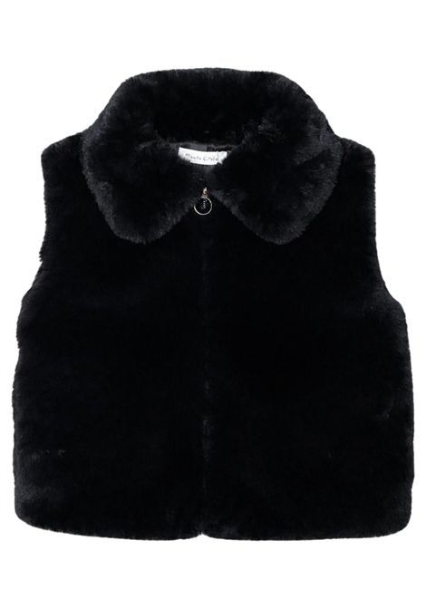 Black sleeveless girl's jacket Manila Grace | M2899W25/SUNERO